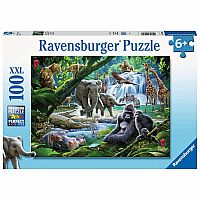 Jungle Animals 100pc Puzzle