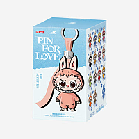 Authentic Popmart Mini Labubu Mystery Initial Vinyl Figure - Pin for Love