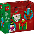 LEGO Christmas Ornament Selection