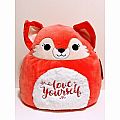 Squishmallow Lexi the Fox 16" Inspirational Message RARE KellyToy Super Soft