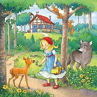 Rapunzel, Little Red Riding Hood, & The Frog Prince 3x49pc Puzzles