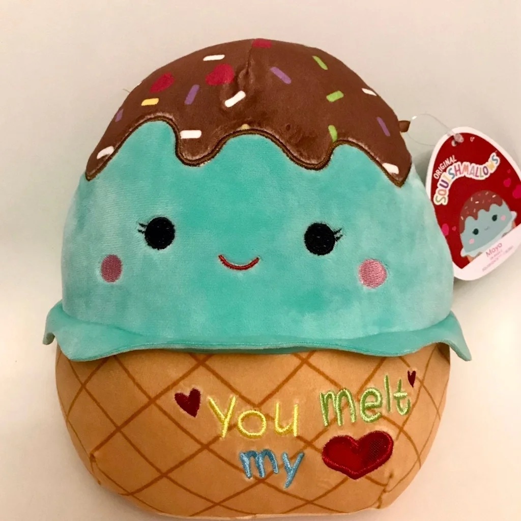Squishmallow 12 inch Maya Mint Ice Cream Rare Plush Super Soft Kellytoy