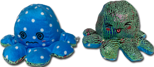 reversible octopus plush tik tok