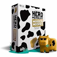 Herd Mentality Moosic & Moovies Family Party Board Game Expansion Ages 10+