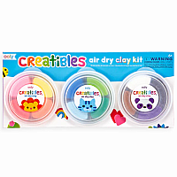 Creatibles Air Dry Clay Kit - 12 Color