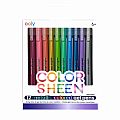 Ooly Color Sheen Metallic Gel Pens - Set of 12