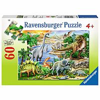 Prehistoric Life 60pc Puzzle