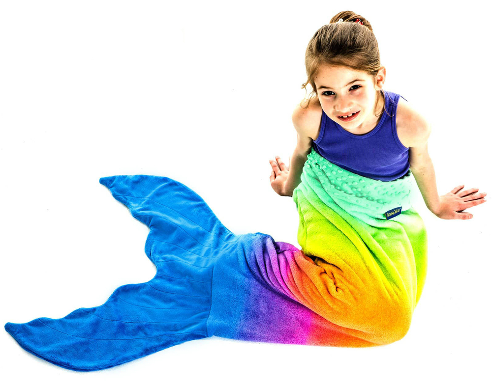 Blankie Tails Mermaid Tail Blanket Building Blocks