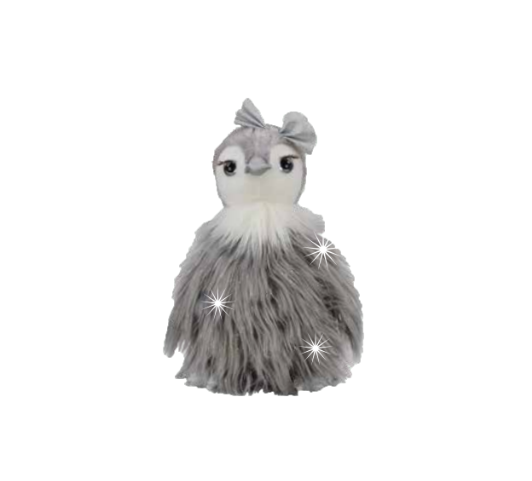 holiday penguin plush