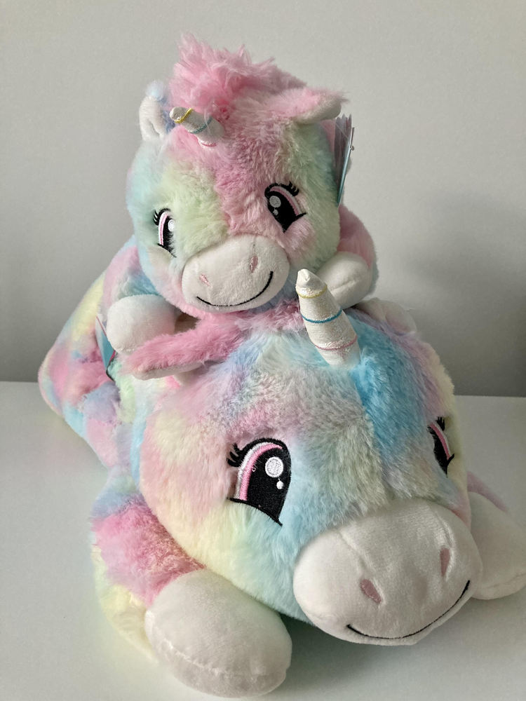 hug a pet unicorn