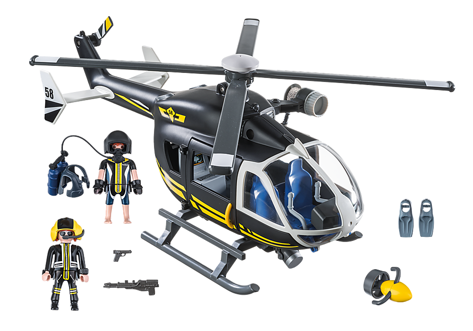 playmobil helicopter parts