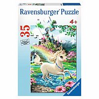 Unicorn Castle 35pc Puzzle