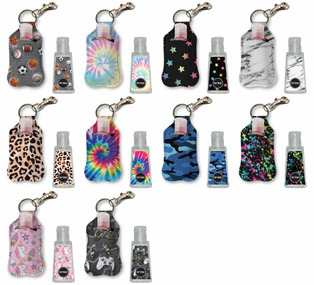 Clipon Sanitizer Holders Building Blocks