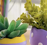 Paint Your Own Easter Egg-Shaped Ceramic Planters